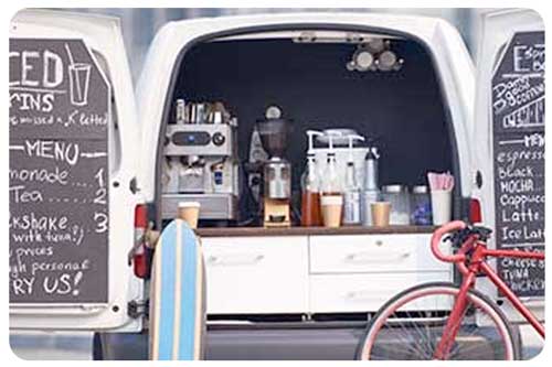 back of a food truck