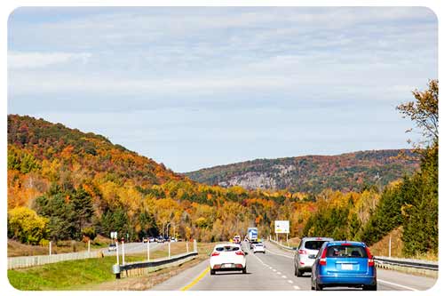 car driving on the road