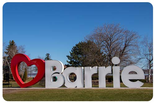 Heart Barrie Sign in Barrie, Ontario