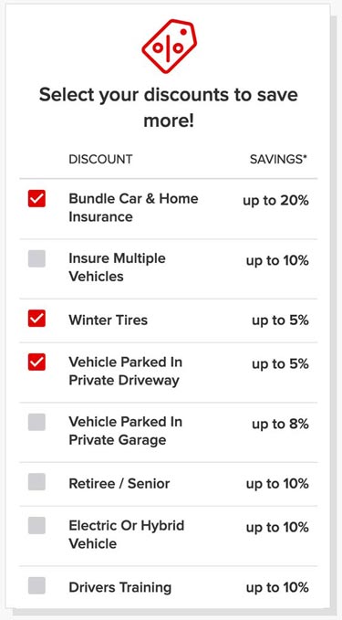 car insurance discounts page image