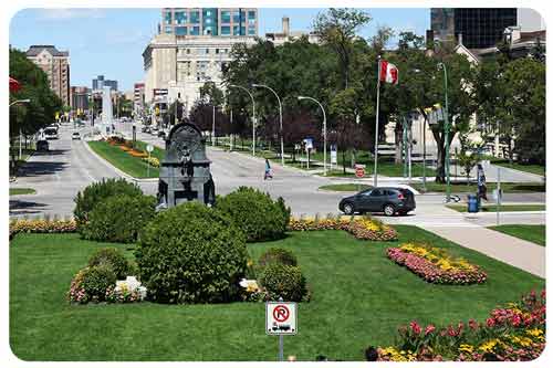 A car drving on road
