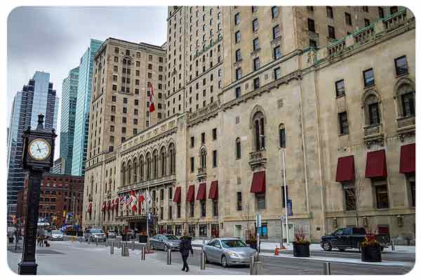 Toronto downtown road