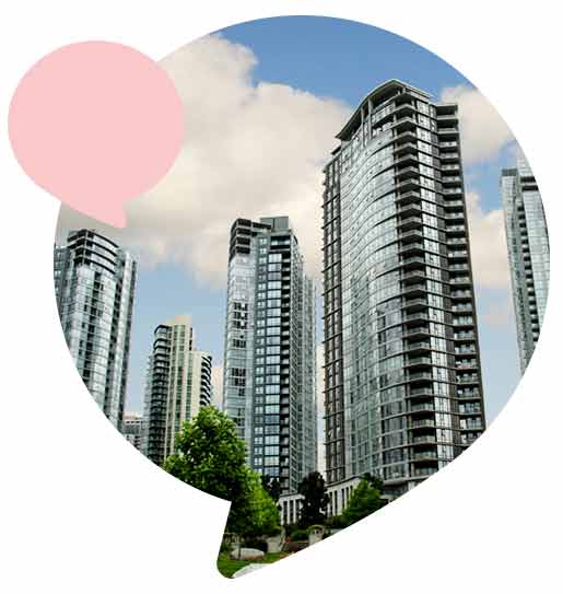 highrise condominiums