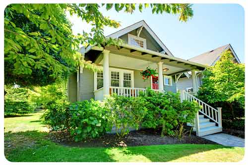 small house with porch