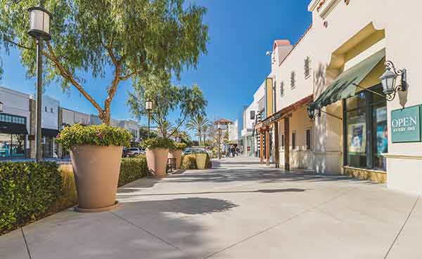 shopping mall street