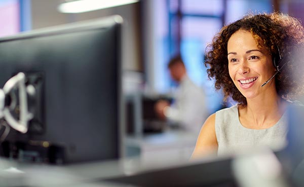 Customer Service Agents Working In Office