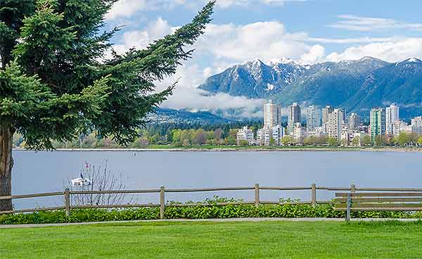 park at downtown of Vancouver