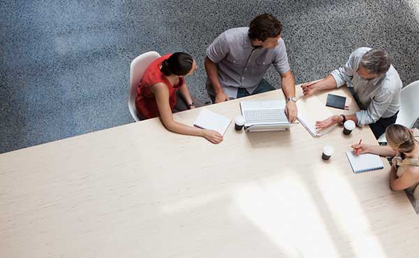 business people meeting at conference table