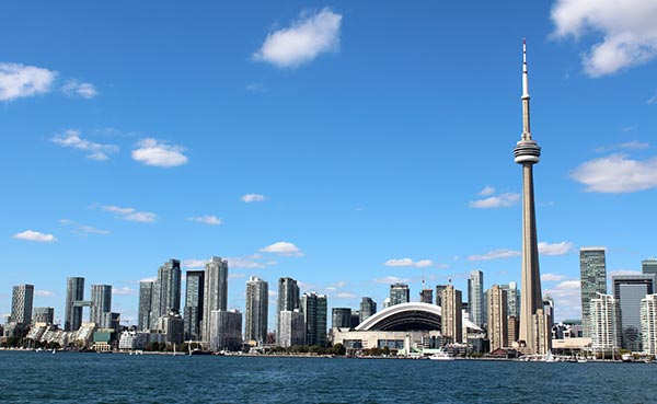 Toronto condos in lake Ontario