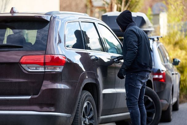 car being stolen