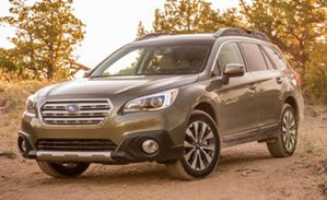 brown subaru outback