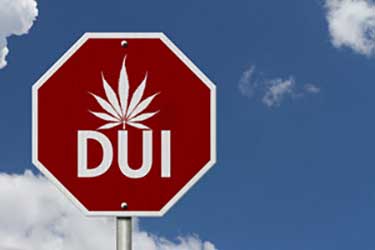 Sign with DUI written on it