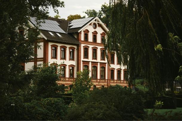 exterior of heritage home in Canada