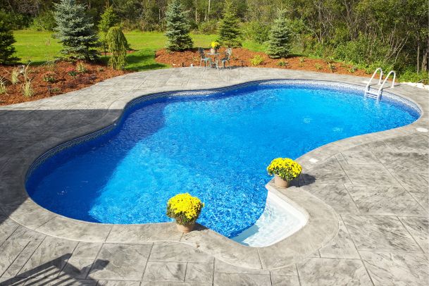 home insurance for with landscaped pool areas
