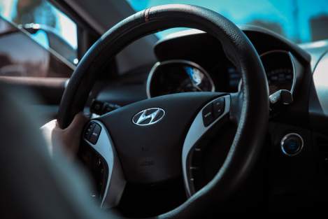 Hyundai steering wheel