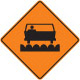 pavement construction sign