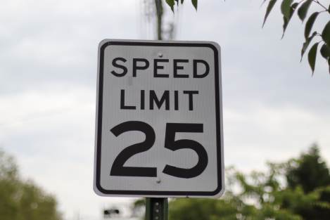 sign displaying 20/km speed limit