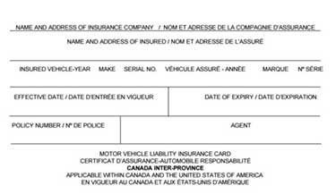 Proof Of Car Insurance