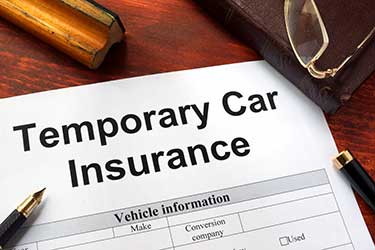 Form for short-term auto insurance